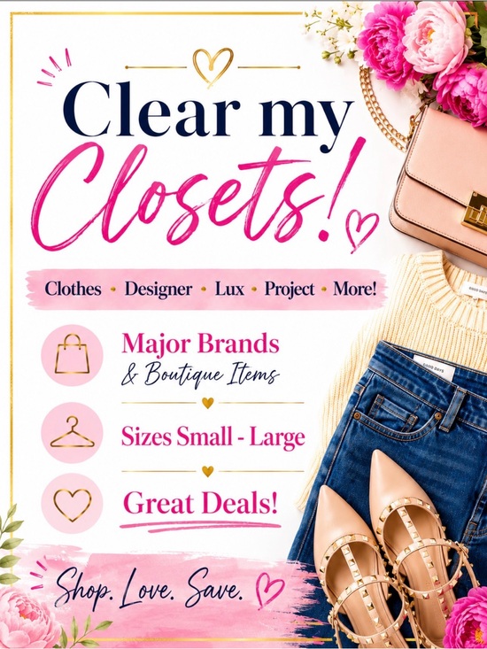 Other - 💚Like to be notified when I go live!💚 Clear my closets!!!